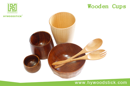 Wooden cups